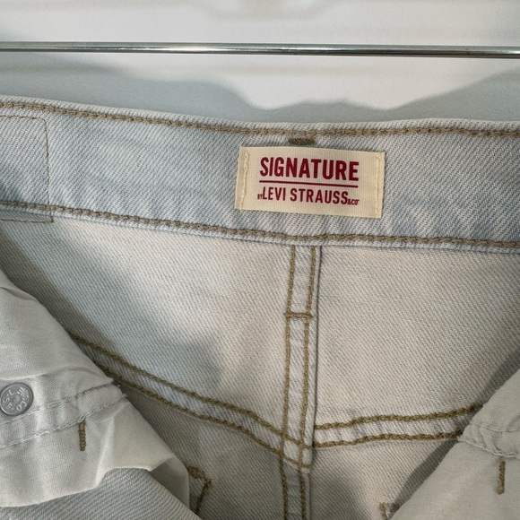 Signature by Levi Strauss Light Blue Mini Skirt - Picture 3 of 9